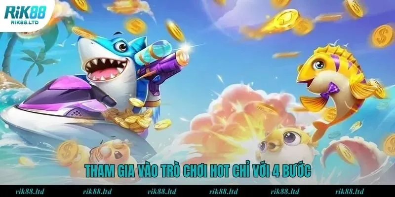Chơi game bắn cá vàng tại Rik88 cực kỳ dễ dàng