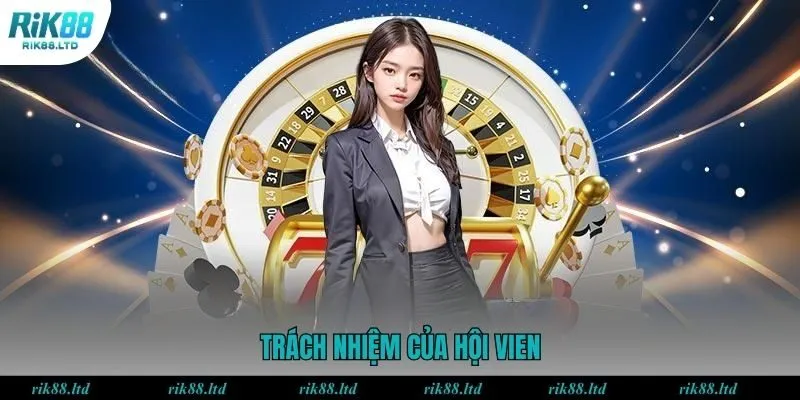 Hội viên RIK88 cần có trách nhiệm khi tham gia cá cược