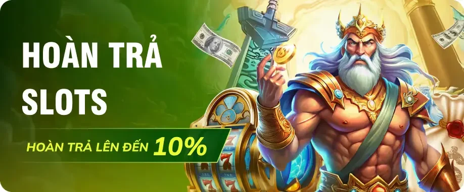 Nổ hũ, slot game rik88 khuyến mãi hoàn trả đến 10%