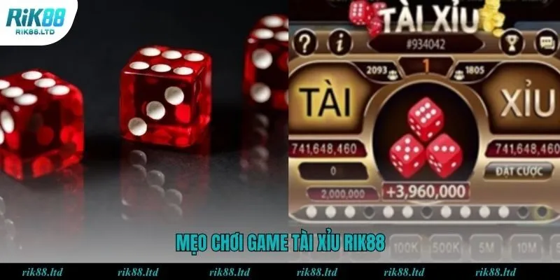 Mẹo đánh game tài xỉu RIK88 tăng cơ hội thắng cao