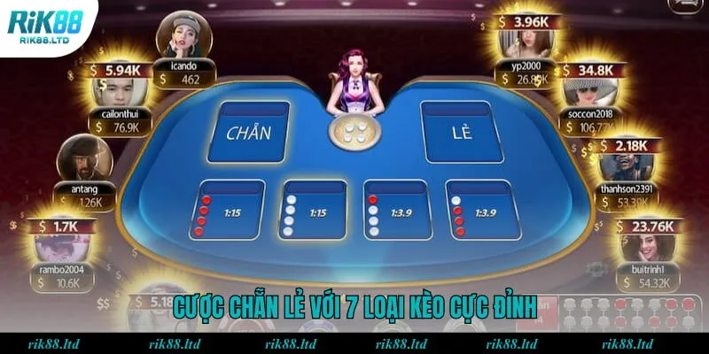 Cược chẵn lẻ với 7 loại kèo cực đỉnh