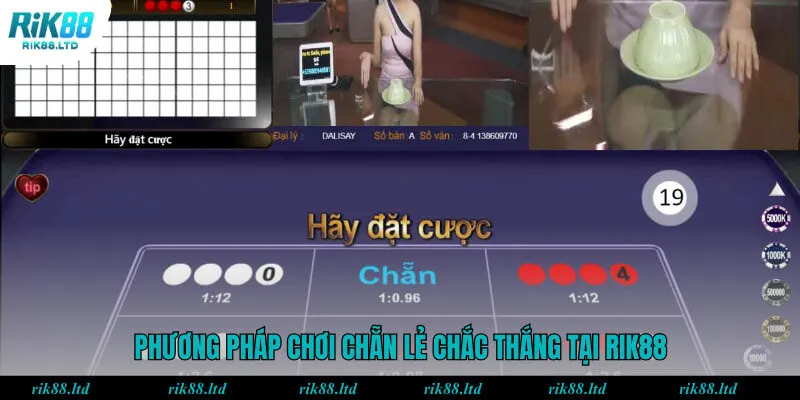 Phương pháp chơi chẵn lẻ chắc thắng tại RIK88